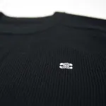 High Quality TRIOMPHE CREW NECK SWEATER IN WOOL AND CASHMERE BLACK / OFF WHITE 2AC85048T.38OW (Free Shipping)