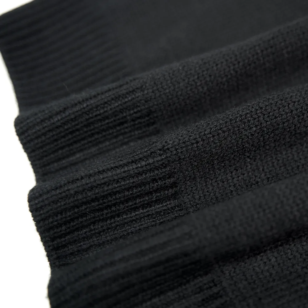 High Quality TRIOMPHE CREW NECK SWEATER IN WOOL AND CASHMERE BLACK / OFF WHITE 2AC85048T.38OW (Free Shipping)
