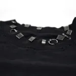 High Quality Balenciaga Pierced Round Sweatshirt Oversized in Black Faded 762718TPVD91055 (Free Shipping)