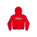 High Quality WOMEN'S POLITICAL CAMPAIGN SHRUNK ZIP-UP HOODIE SMALL FIT IN RED 623451TKVI96040 (Free Shipping)