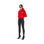High Quality WOMEN'S POLITICAL CAMPAIGN SHRUNK ZIP-UP HOODIE SMALL FIT IN RED 623451TKVI96040 (Free Shipping)