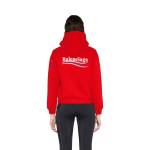 High Quality WOMEN'S POLITICAL CAMPAIGN SHRUNK ZIP-UP HOODIE SMALL FIT IN RED 623451TKVI96040 (Free Shipping)