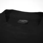 High Quality LAYERED SPORTS ROUND SWEATSHIRT OVERSIZED IN BLACK/WHITE 767860TPVF31070 (Free Shipping)