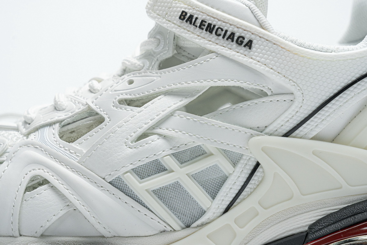 Get Blenciaga Track 2 Sneaker White Red Black 570391 W2GN3 9610