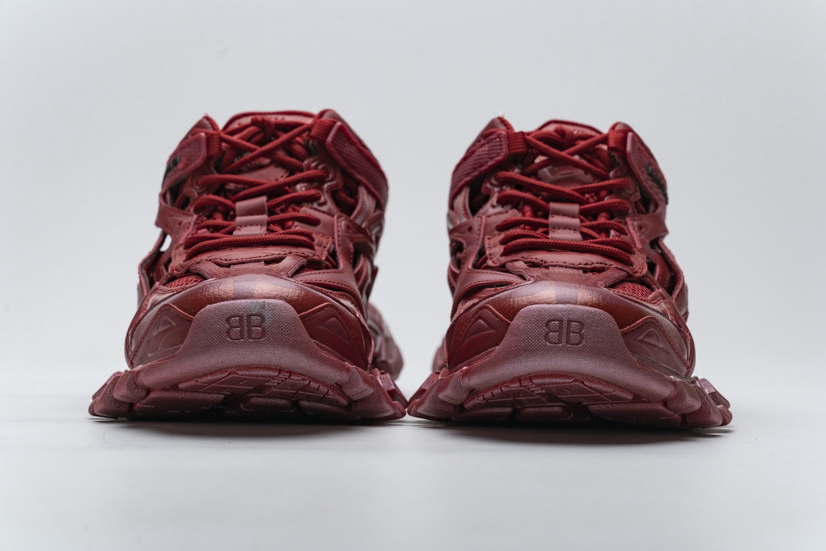 Get Blenciaga Track 2 Sneaker Pearl Red 570391 W2GN3 2029