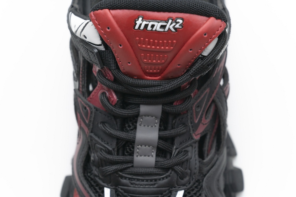 Get Balenciaga Track 2 Sneaker Burgundy 568615 W2GN3 6000
