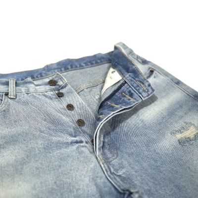  High Quality WESLEY JEANS IN WESTSIDE WASH DENIM WESTSIDE WASH DESTROYED 2N822033S.08WT(Free Shipping) 02