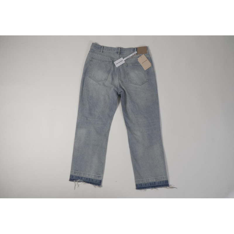  High Quality WESLEY JEANS IN WESTSIDE WASH DENIM WESTSIDE WASH DESTROYED 2N822033S.08WT(Free Shipping)