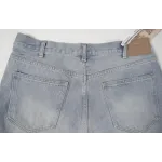  High Quality WESLEY JEANS IN WESTSIDE WASH DENIM WESTSIDE WASH DESTROYED 2N822033S.08WT(Free Shipping)