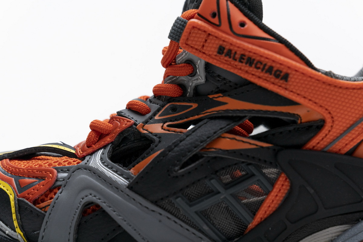 Get Balenciaga Track 2 Sneaker Black Orange 568614 W2GN8 2008