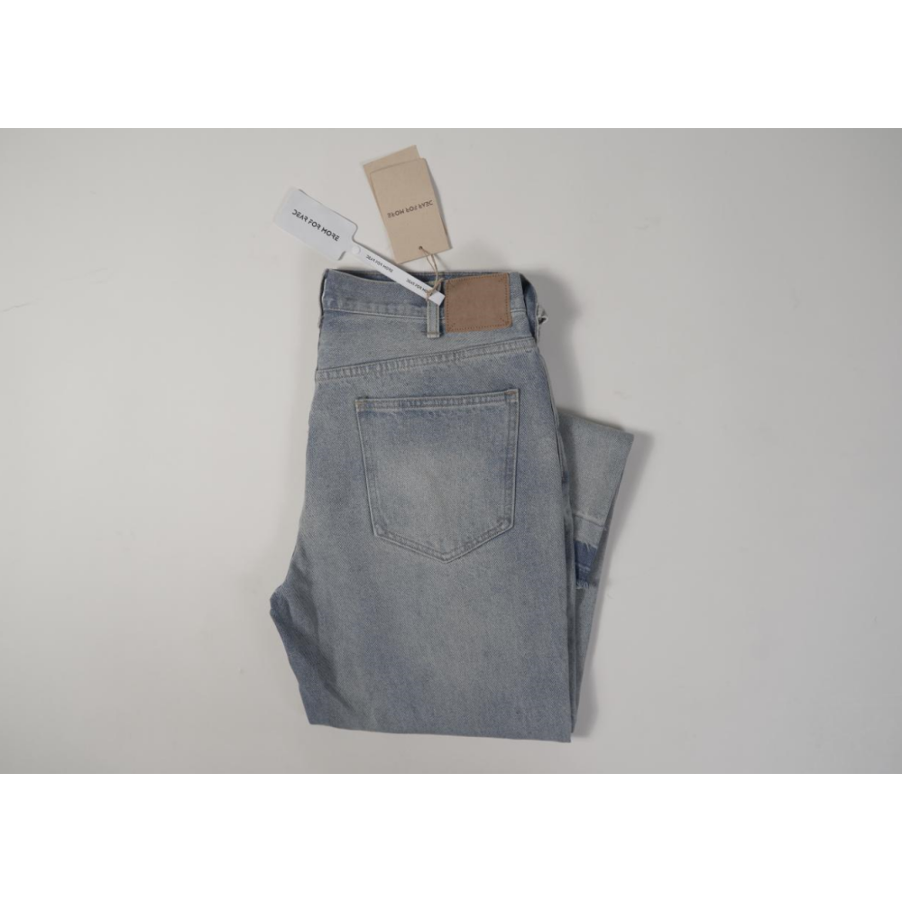  High Quality WESLEY JEANS IN WESTSIDE WASH DENIM WESTSIDE WASH DESTROYED 2N822033S.08WT(Free Shipping)