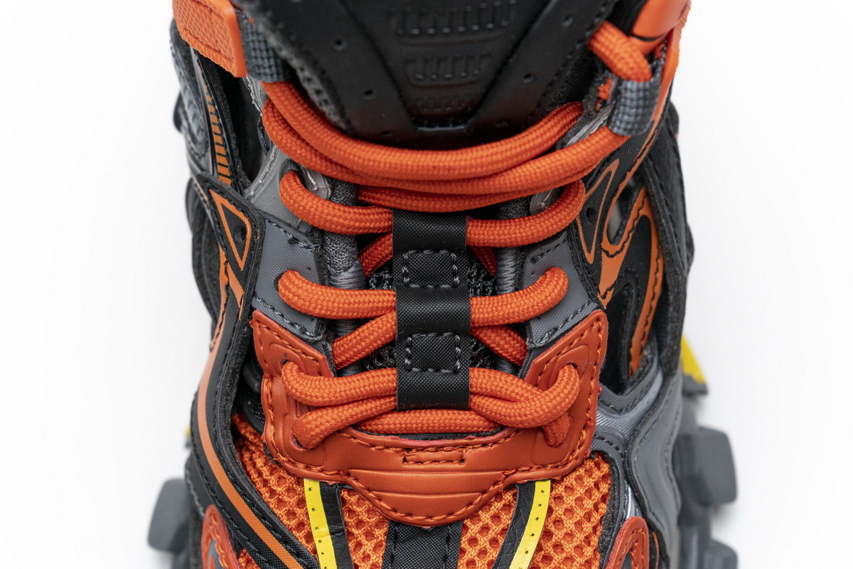 Get Balenciaga Track 2 Sneaker Black Orange 568614 W2GN8 2008