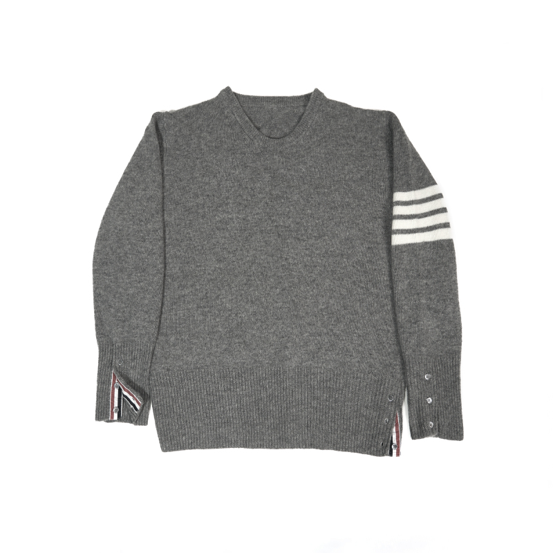 High Quality Thom Browne 4-Bar Stripe Shetland Wool Sweater MKA317A01085 (Free Shipping)
