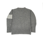 High Quality Thom Browne 4-Bar Stripe Shetland Wool Sweater MKA317A01085 (Free Shipping)