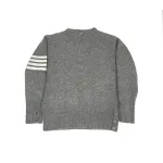 High Quality Thom Browne 4-Bar Stripe Shetland Wool Sweater MKA317A01085 (Free Shipping)