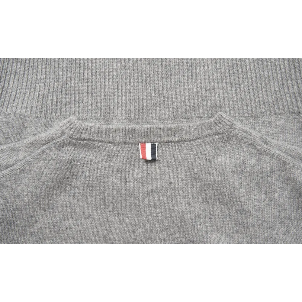 High Quality Thom Browne 4-Bar Stripe Shetland Wool Sweater MKA317A01085 (Free Shipping)