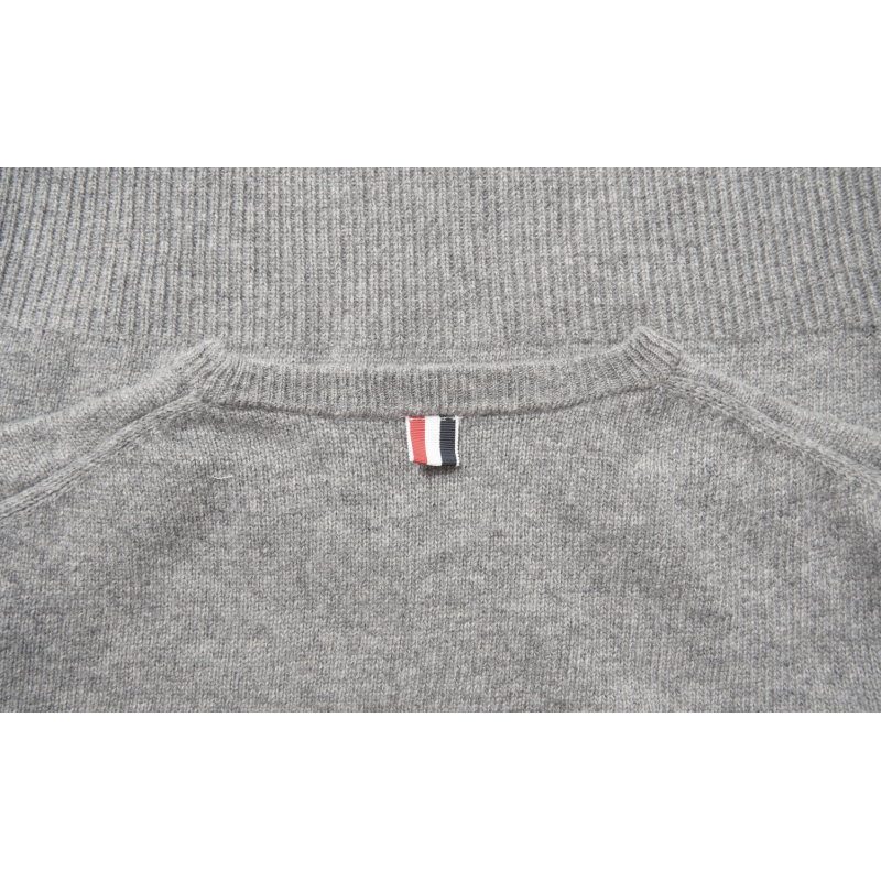 High Quality Thom Browne 4-Bar Stripe Shetland Wool Sweater MKA317A01085 (Free Shipping)