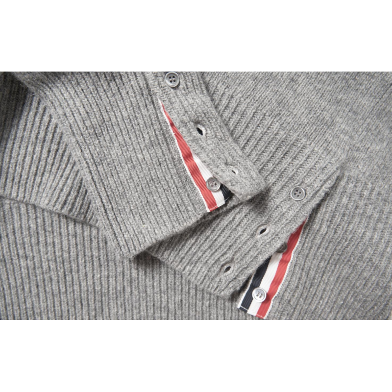 High Quality Thom Browne 4-Bar Stripe Shetland Wool Sweater MKA317A01085 (Free Shipping)