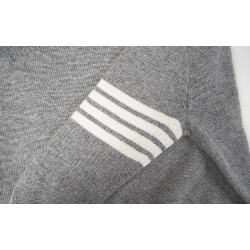High Quality Thom Browne 4-Bar Stripe Shetland Wool Sweater MKA317A01085 (Free Shipping)