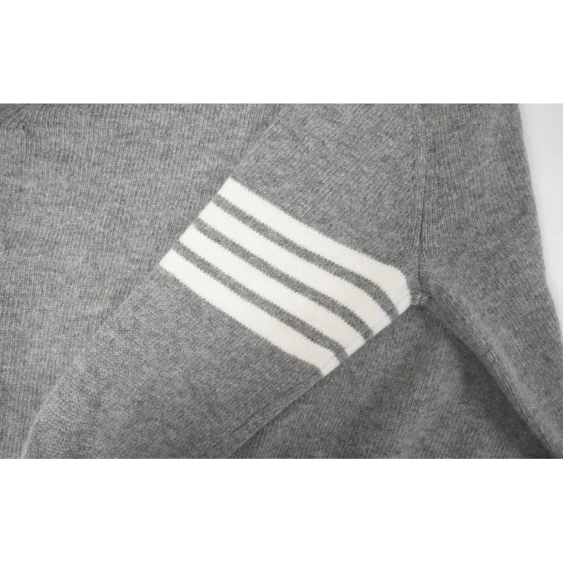 High Quality Thom Browne 4-Bar Stripe Shetland Wool Sweater MKA317A01085 (Free Shipping)