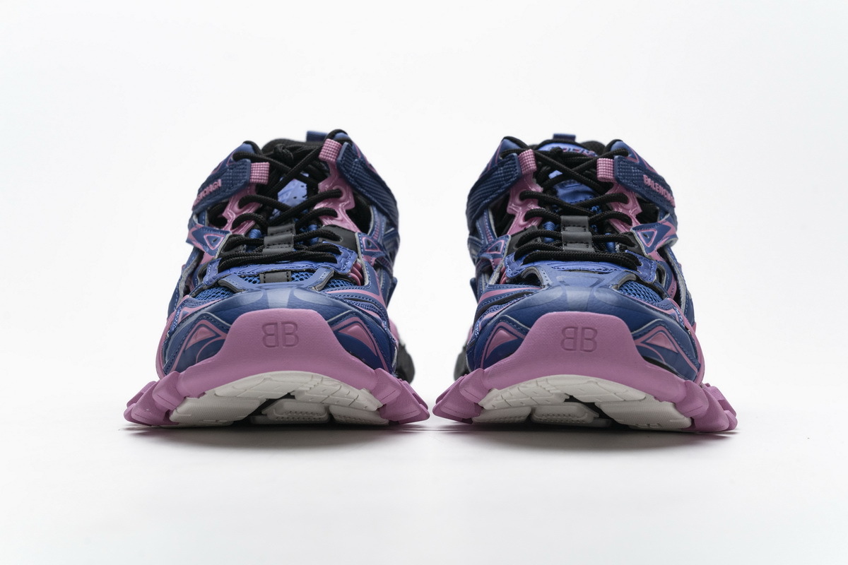 Get Blenciaga Track 2 Sneaker Blue Pink 570391 W2GN3 4050