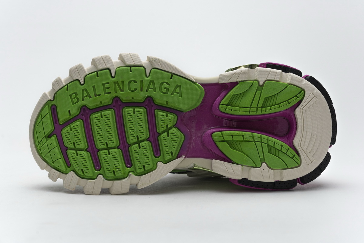 Get Balenciaga Track.2 Pink Green 568615 W2GN3 9199