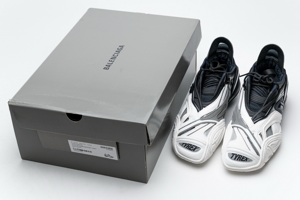 Get Balenciaga Tyrex 5.0 Sneaker Black White