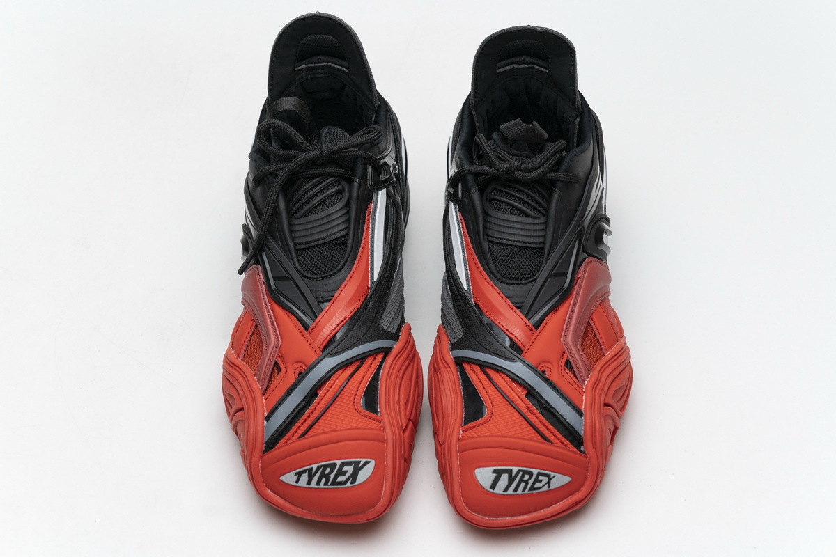 Get Balenciaga Tyrex 5.0 Sneaker Black Red