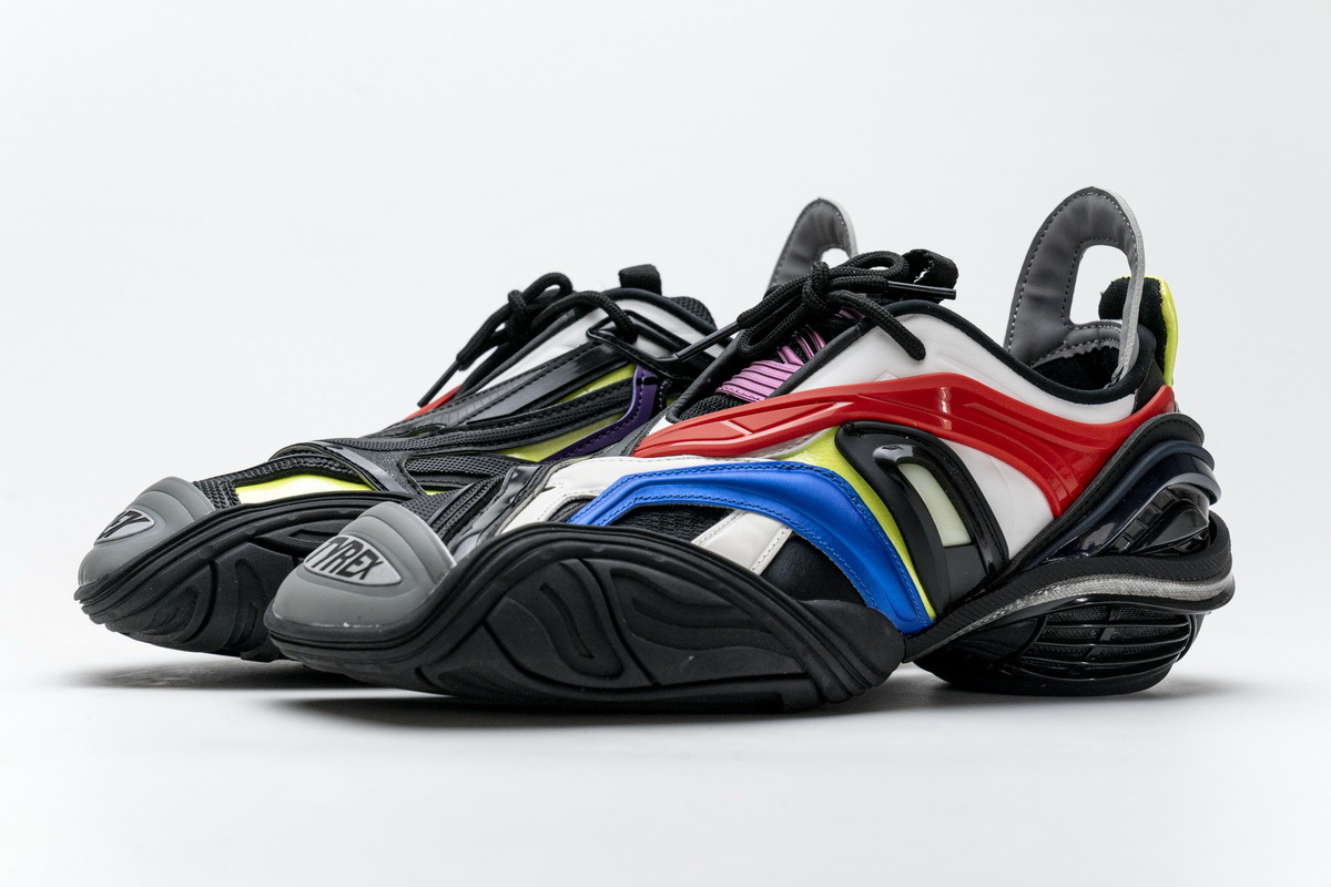 Get Balenciaga Tyrex 5.0 Sneaker Black Blue Red