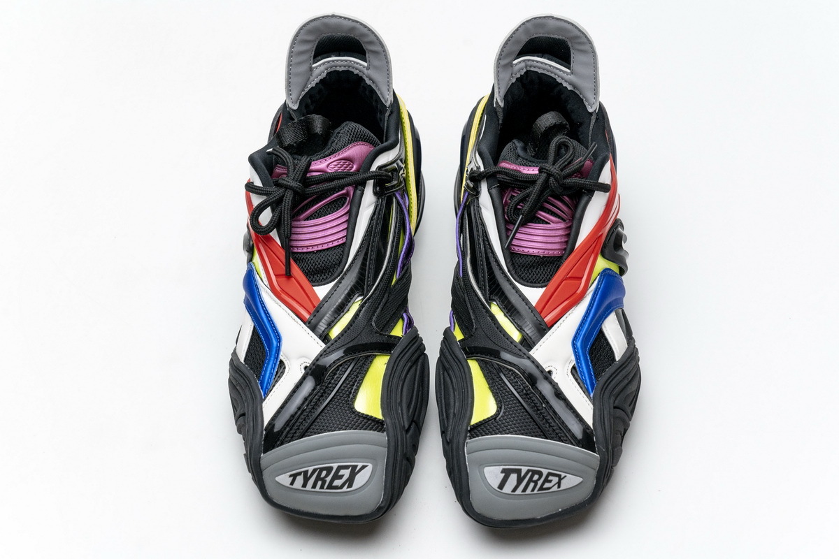 Get Balenciaga Tyrex 5.0 Sneaker Black Blue Red