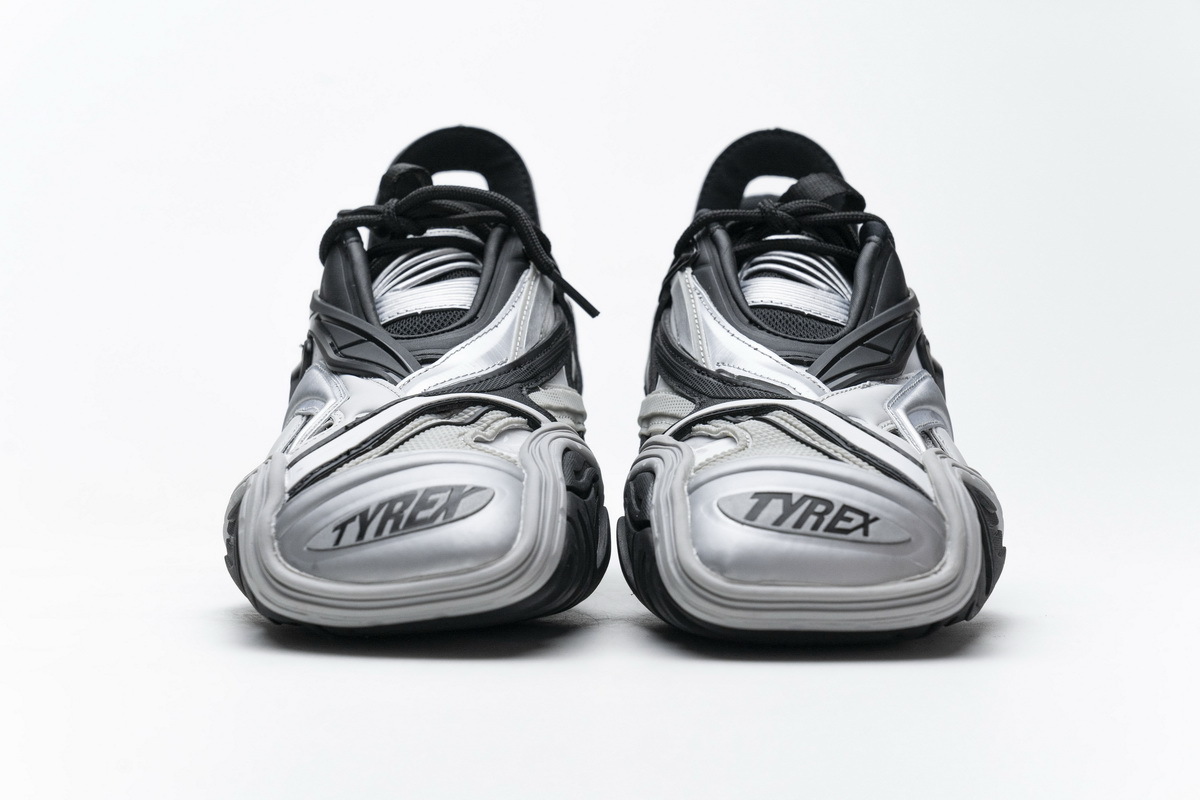Get Balenciaga Tyrex 5.0 Sneaker Black Silver