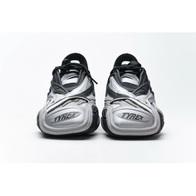 Get Balenciaga Tyrex 5.0 Sneaker Black Silver 02