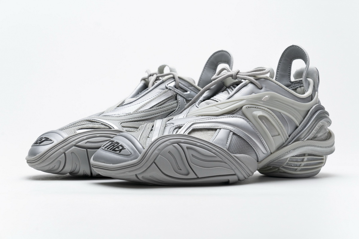 Get Balenciaga Tyrex 5.0 Sneaker Silver