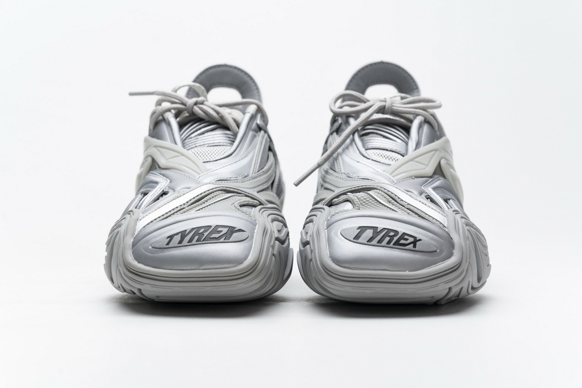 Get Balenciaga Tyrex 5.0 Sneaker Silver