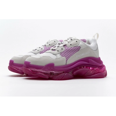 Get Balenciaga Triple S White Pink (W) 544351 W09O1 2281 01