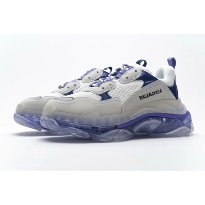Get Balenciaga Triple S White Purple 544351 W09E1 1322 01