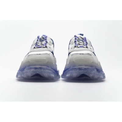 Get Balenciaga Triple S White Purple 544351 W09E1 1322 02