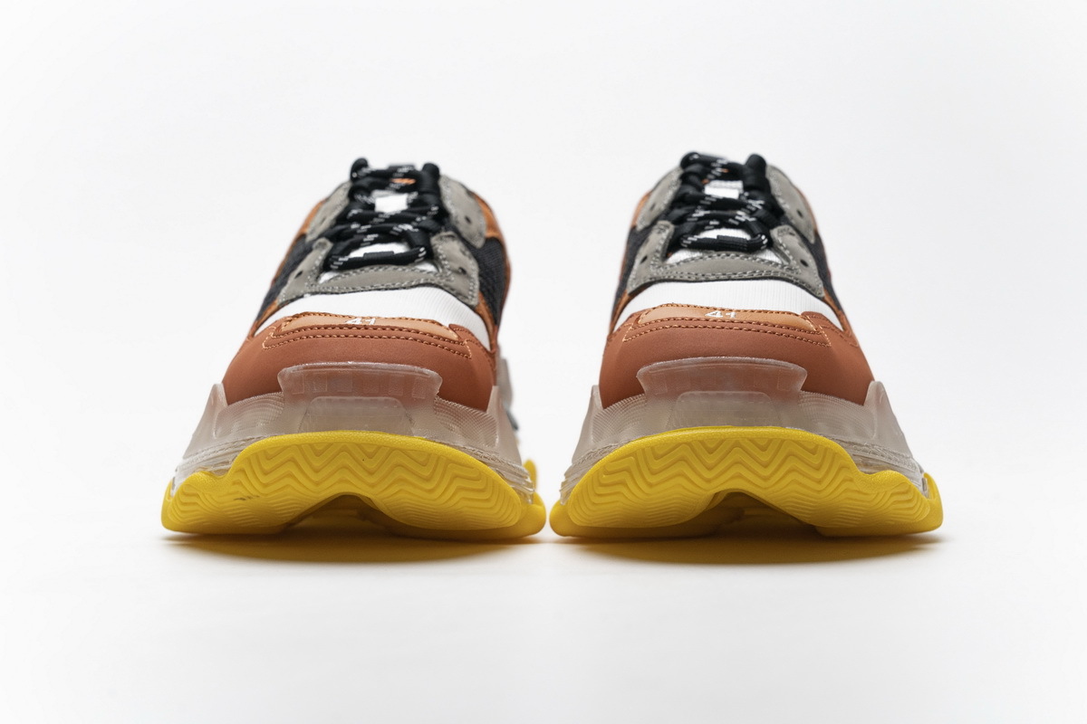 Get Balenciaga Triple S Black Orange 541624 W09E1 1766