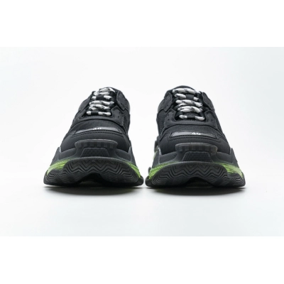 Get Balenciaga Triple S Black Green 541624 W09O1 2140 02