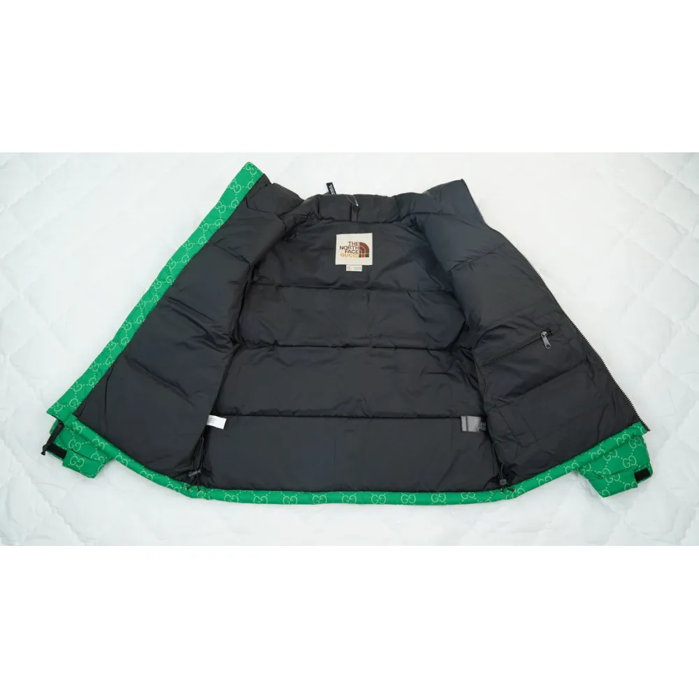 High Quality The North Face Splicing White And Green (Free Shipping)