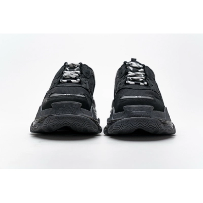 Get Balenciaga Triple S Clear Sole Black 541624 W09O1 1000 02