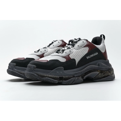 Get Balenciaga Triple S Black Brown Red 541624 W09O1 2268 01