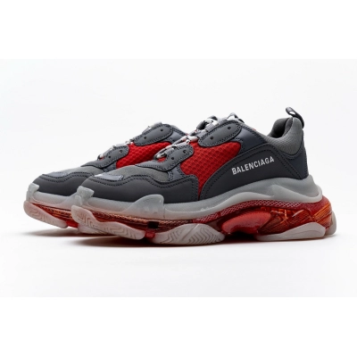 Get Balenciaga Triple S Grey Red 544351 W09O1 2262 01