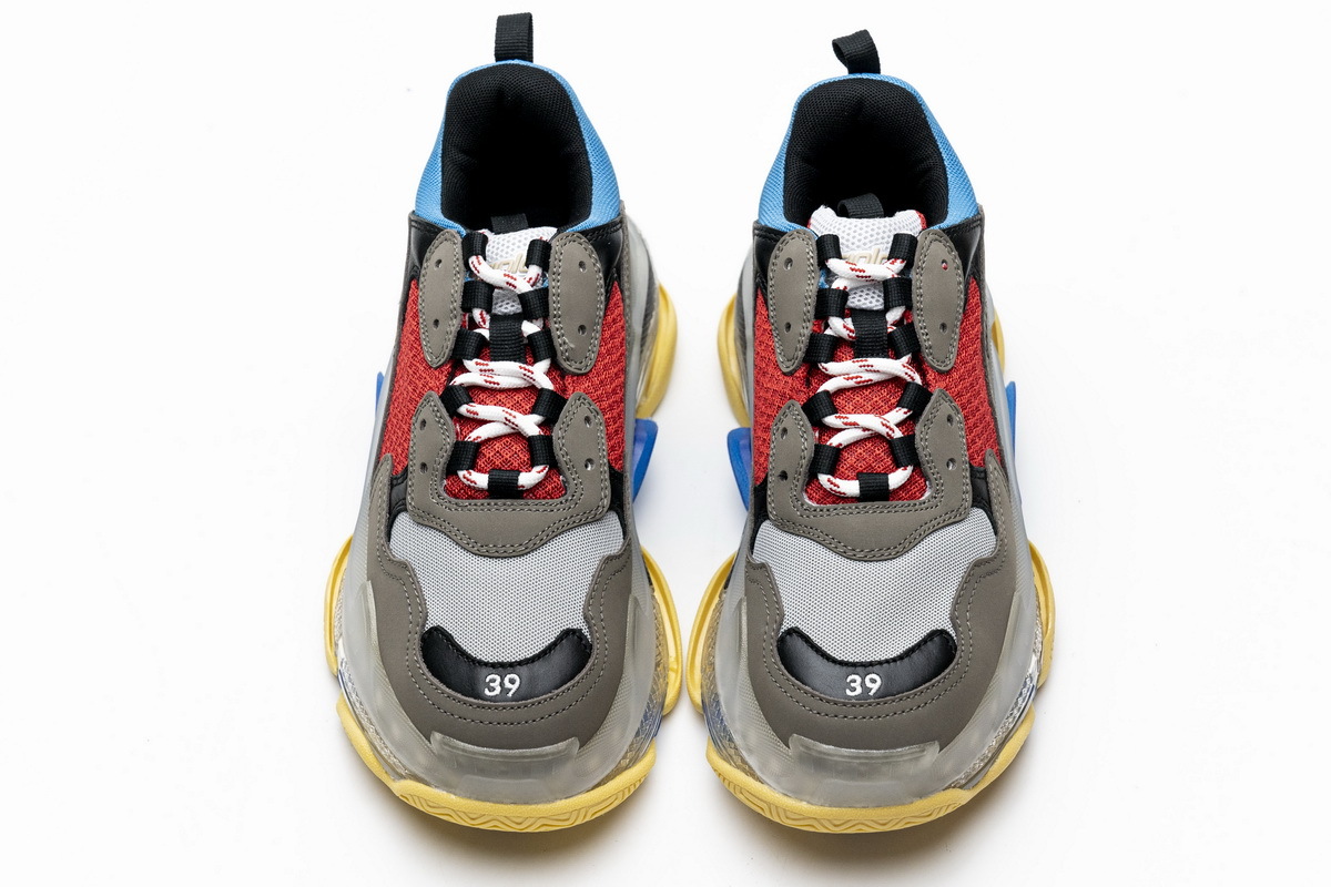 Get Balenciaga Triple S Blue Red 544351 W09O1 2120
