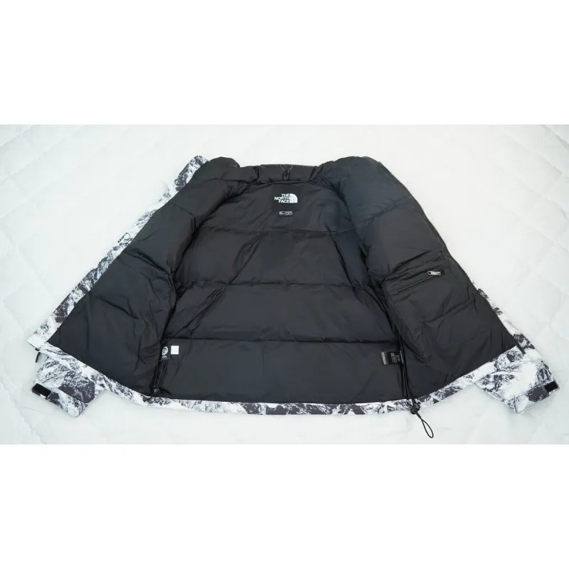 High Quality The North Face Splicing White And Snow Mountain (Free Shipping)