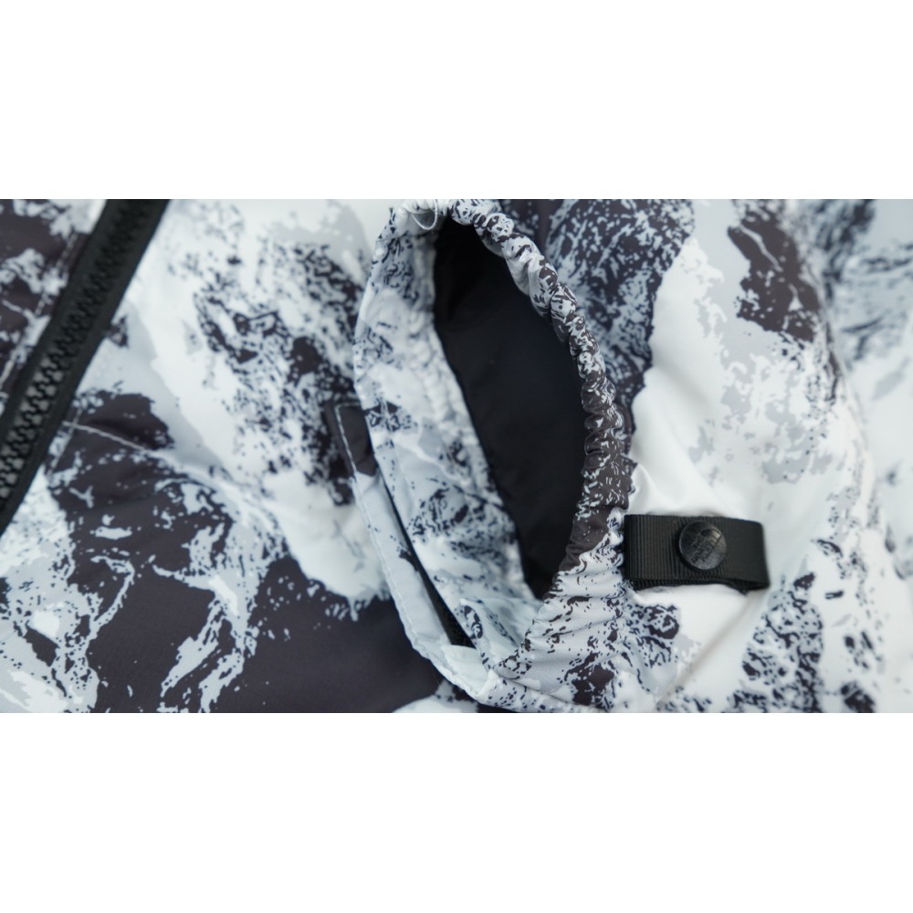 High Quality The North Face Splicing White And Snow Mountain (Free Shipping)