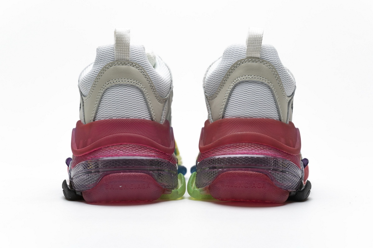 Get Balenciaga Triple S Rainbow 544351 W09E1 1895