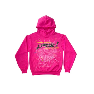 High Quality Sp5der P*NK Hoodie V1 Pink (Free Shipping) 01