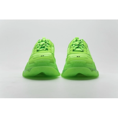 Get Balenciaga Triple S Fluorescent Green 544351 W09O1 3802 02