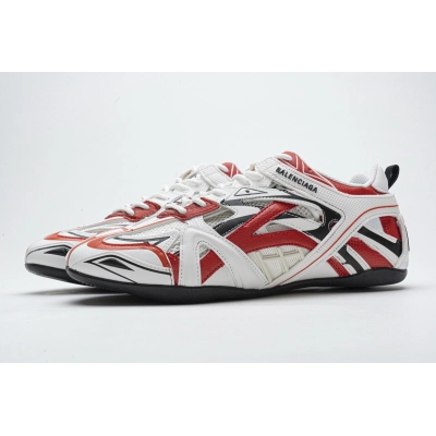 Get Balenciaga Drive Sneaker Red White 624343 W2FD1 6019 01